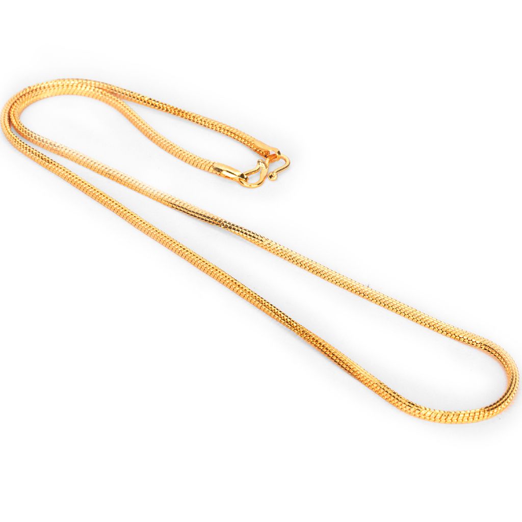 AanyaCentric Latest Silver Plated Anklets & 22inch Long Gold Plated Chain Stylish Women's and Girls' Accessories