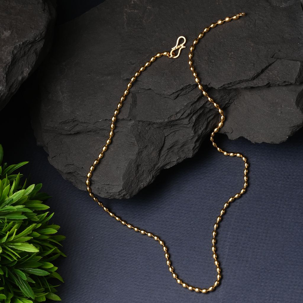 AanyaCentric Latest Silver Plated Anklets & 22" Long Gold Plated Chain - Stylish Women's and Girls' Accessories