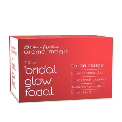 Aroma Magic 7 Step Bridal Glow Facial Kit Salon Range (All Skin Types) (90ml + 100g) Aroma Magic 7 Step Bridal Glow Facial Kit Salon Range (All Skin Types) (90ml + 100g)