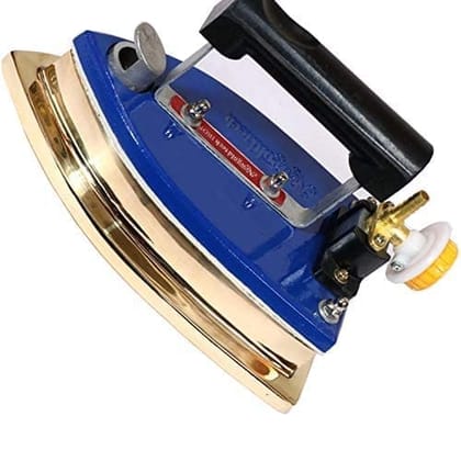 NEWTECH LPG GAS BRASS IRON Press [HEAVY DUTY + Long LIFE 5.5KG, New Model 2021 ] Best for Dhobi, Laundary & Drycleaners.
