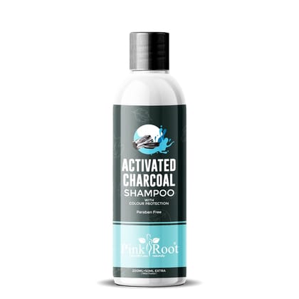 Root Activated Charcoal Shampoo 250ml for Deep Cleansing of Hair
