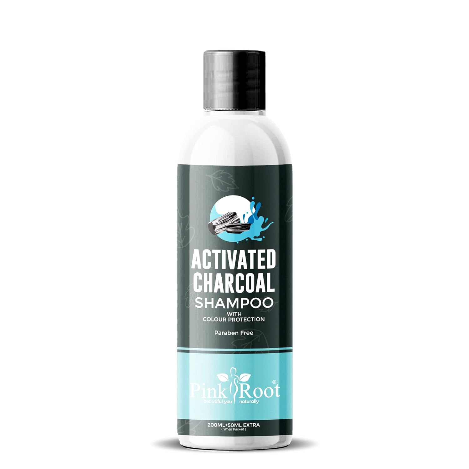 Root Activated Charcoal Shampoo 250ml for Deep Cleansing of Hair