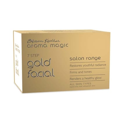 Aroma Magic 7 Step Gold Facial Kit Salon Range (All Skin Types) (50ml + 175g) Aroma Magic 7 Step Gold Facial Kit Salon Range (All Skin Types) (50ml + 175g)