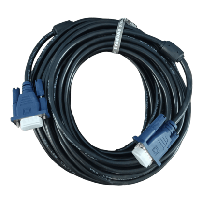 Connect & Extend: VGA Cable 10m - Reliable Signal, Stunning Display, 100% Quality Checked.