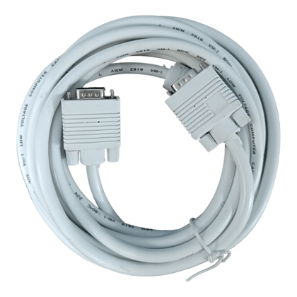 Connect & Extend: VGA Cable 15m - Reliable Signal, Stunning Display, 100% Quality Checked.
