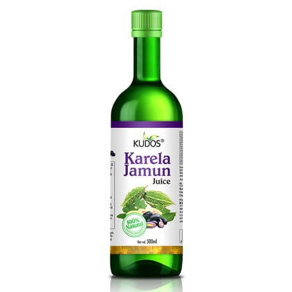 Kudos Karela Jamun Juice | Sugar Management | 500ml