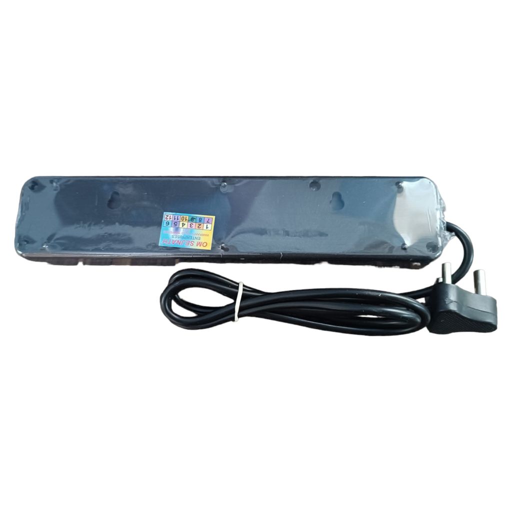 Protect Your Electronics: Regard Spike Guard (5m ,4 Socket , Black) - Quality Copper, Sturdy Build, Made in India