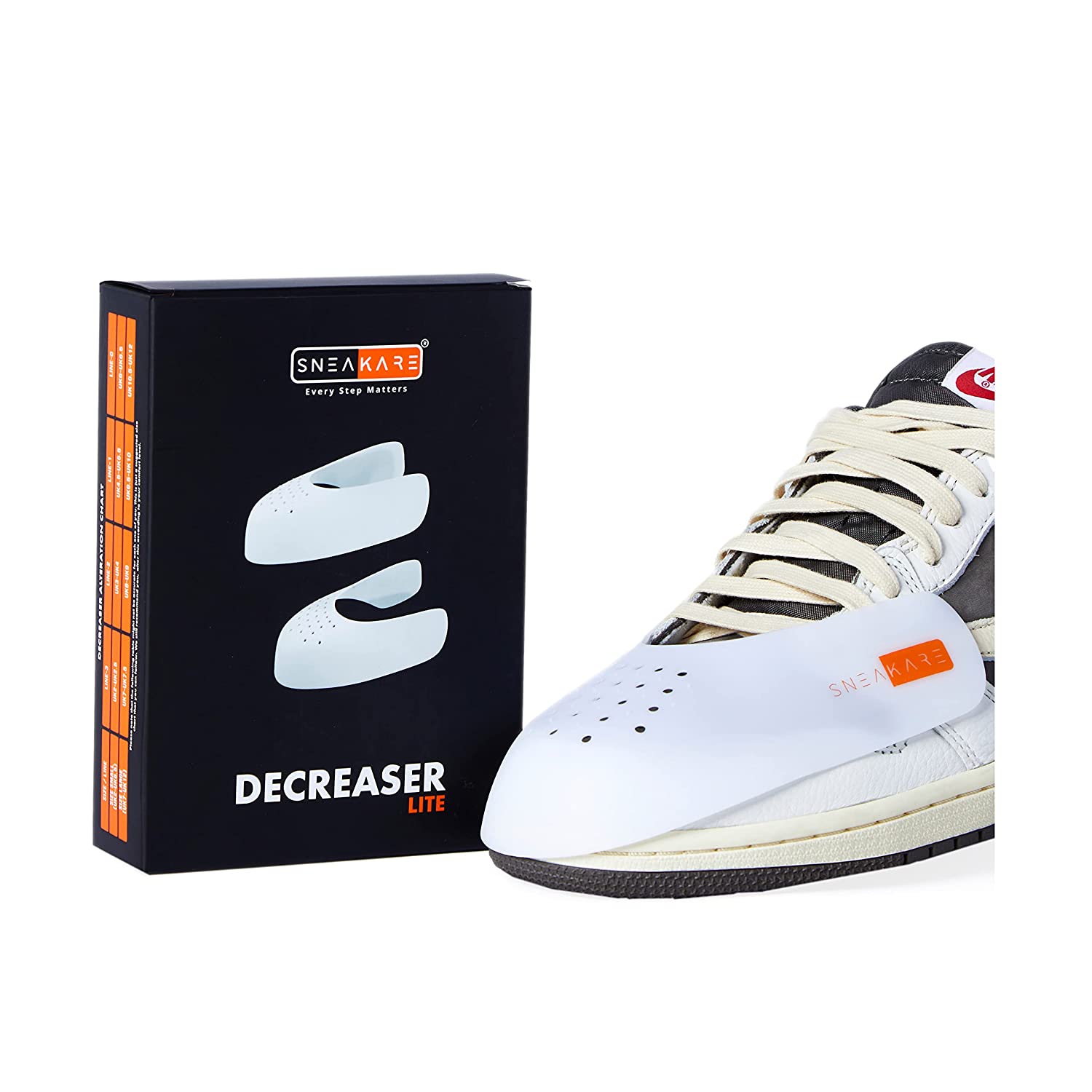 SNEAKARE Decreaser Lite Pairs Crease Protector For Sneakers | Anti Wrinkle | Sneaker Accessories For Men, Shoes Protector, Shoe Decreaser, Crease Guard, Sneaker Protector For Men Shoes