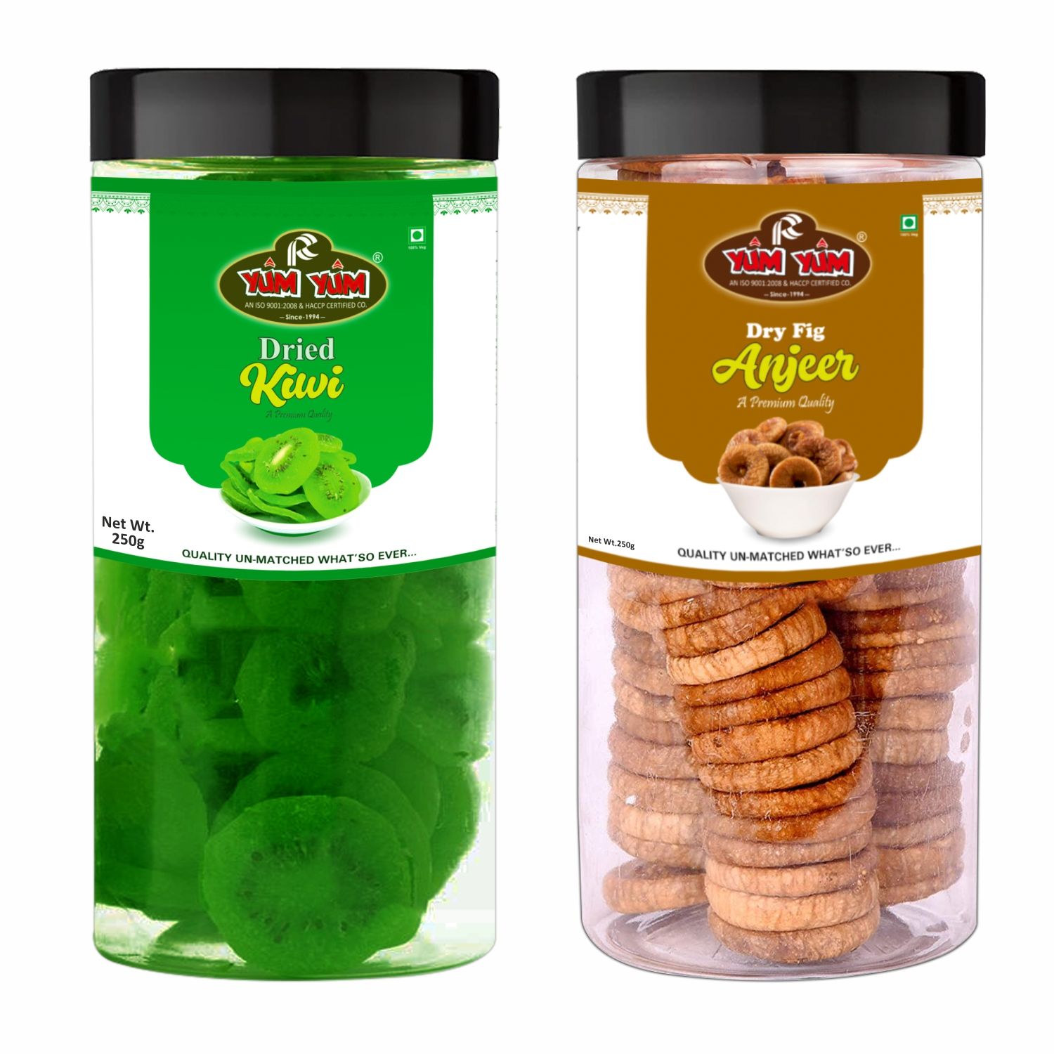 Yum Yum Kiwi & Anjeer (Figs) 500g (2 x 250g)