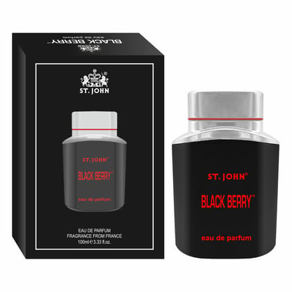 ST.JOHN Blackberry Perfume for Men| Eau de Parfum| Long Lasting Mens Perfume| Date Night Fragrance Body Spray for Men (100ml)
