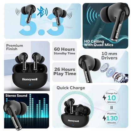 Honeywell Moxie V1200 Bluetooth TWS Earbuds