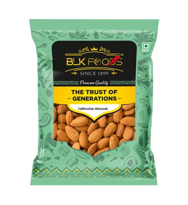 BLK Foods Select 200g Californian Almond (Badam)  | American Jumbo size Healthy Badam Giri Nuts