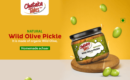 Chataka Tales Natural Wild Olive Pickle