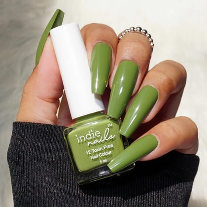 DeBelle Gel Nail Polish - Olive Jade | Olive Green Nail Polish – DeBelle  Cosmetix Online Store
