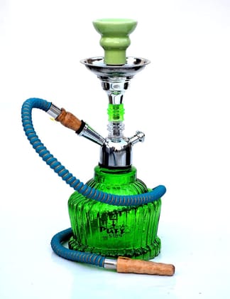 Puff King Hookah Pot Set MATT QT for Flavour Hukka (13 Inches) Green Puff King Hookah Pot Set MATT QT for Flavour Hukka (13 Inches) Green