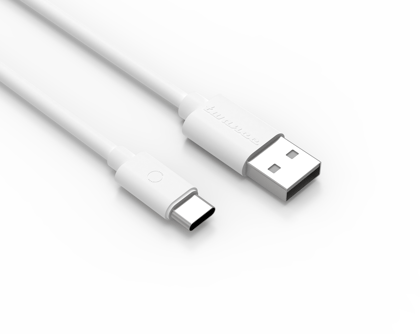 twance T24W  PVC - Type C to USB Charging & data sync Cable, 2 M, White