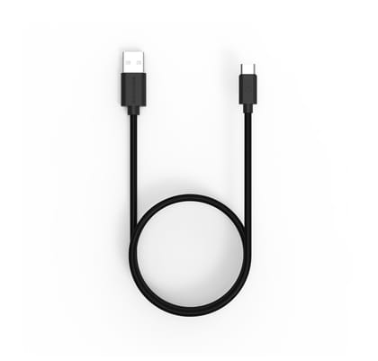 twance T24B Braided - Type C to USB Charging & data sync Cable, 2 M, Black