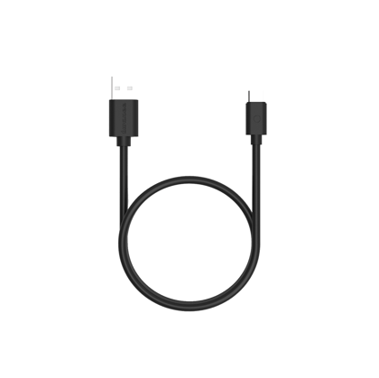 twance T20 PVC - Type C to USB Charging & data sync Cable, 1 M, Black