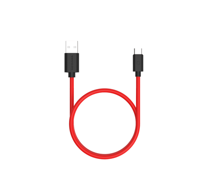 twance T20R TPE - Type C to USB Charging & data sync Cable, 1 M, Red
