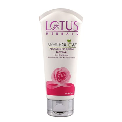 Lotus Herbals Whiteglow Activated Charcoal Brightening Face Wash (100 gm) + Lotus Herbals Whiteglow Advanced Pink Glow Face Wash (100gm) Pack of 2
