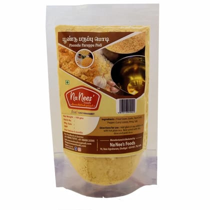 Garlic/Poondu Rice Powder | Instant Rice Mix | Healthy Rice Dhal Powder | 100 g Pack  by NaNee's Foods