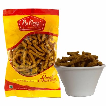 Kambu Murukku | Bajra Murukku | Pearl Millet Murukku | Millet Snacks | 150 g Pack  by NaNee's Foods