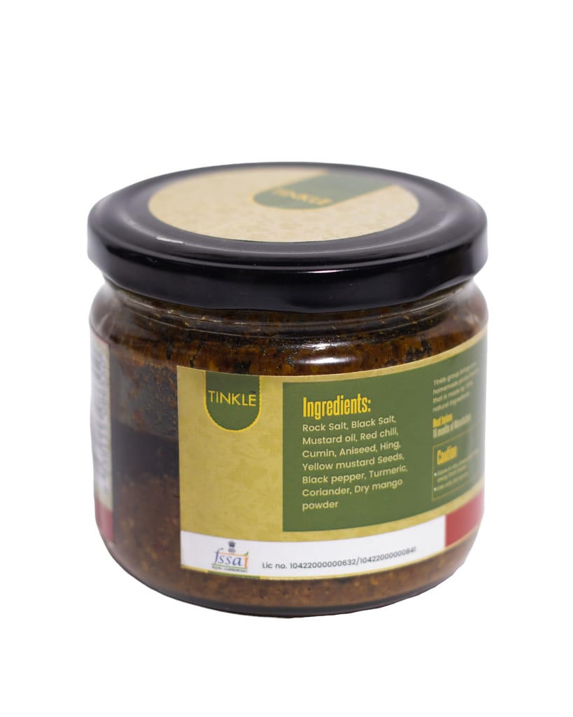 Tinkle Homemade Red Chilli Pickle | Bihari Style | Less Oil | No Preservatives | Sun Dried | 100% Natural Ingredients Used