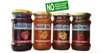 Combo Pack of Preserve (Apple, Orange Marmalade, Apricot, Strawberry)
