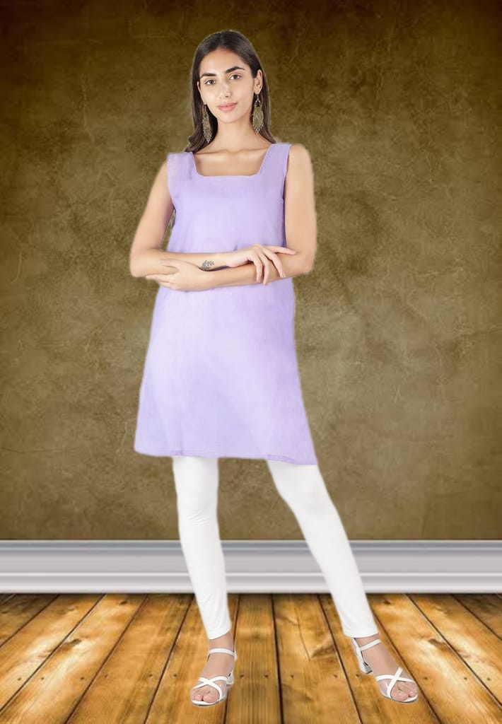 Gala Booti Lavendra Kurti For Women