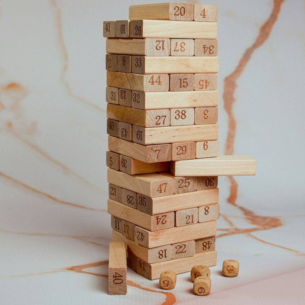 Wooden Jenga Blocks - Toys and Games | Buy online on ZillyBuy