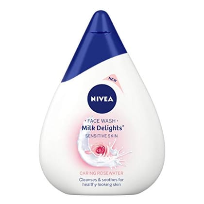 Nivea Milk Delight Face Wash Rose For Sensitive Skin 50Ml