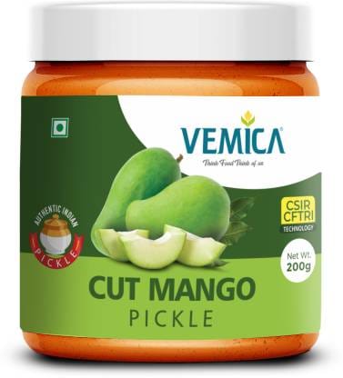 VEMICA Cut Mango Pickle 200g Mango Pickle (10 x 20 g)