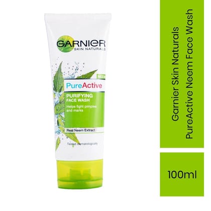 Garnier Skin Naturals Pure Active Neem Purifying Face Wash 100g