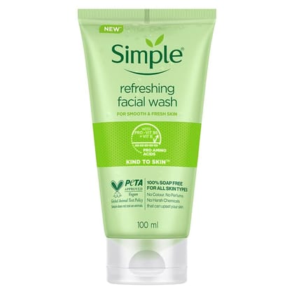 Simple Kind To Skin Refreshing Facial Wash 100 Ml