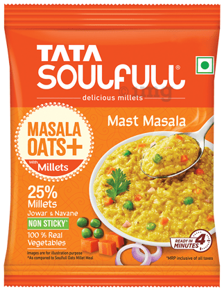 Tata Soulfull Masala Oats + with Millets Mast Masala