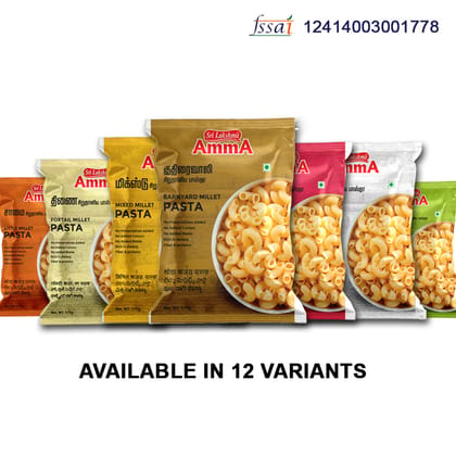 Sri Lakshmi AmmA Millet Pasta 175g | Available in 12 Variants