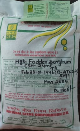 NSC Fodder Sorghum CSH-24 MF (Nutri Gold) Seed, 5kg