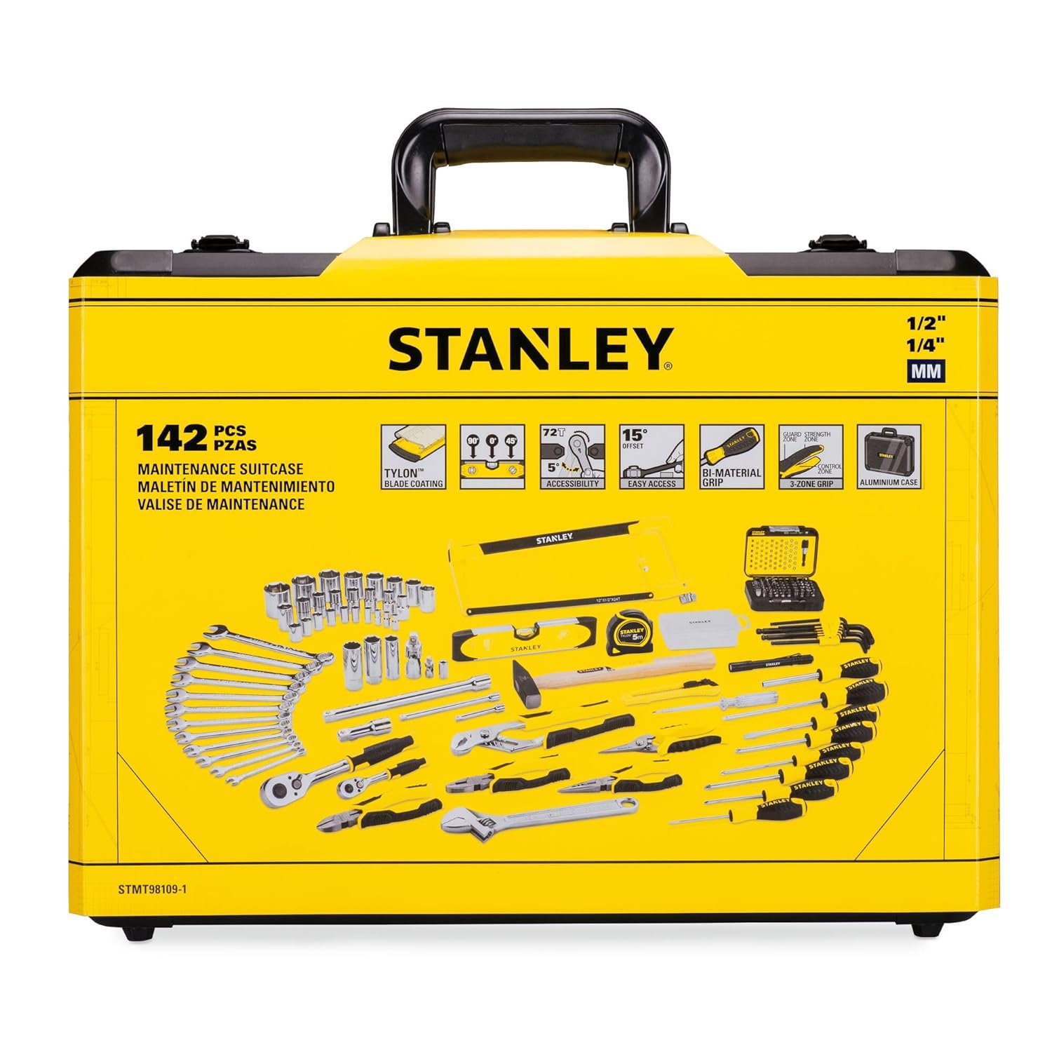 Stanley Multi-Tool Sets 142Pc Maintenance Tools In Case STMT98109-1