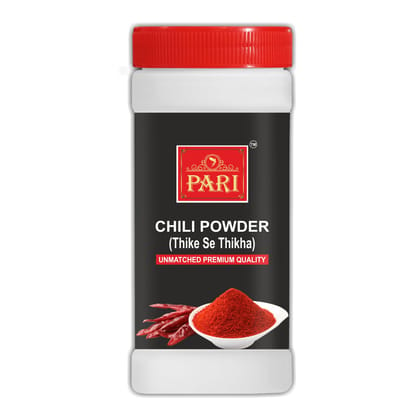 Pari Hot Red Chili Powder (Thike Se Thikha) | With No Added Flavours | No Colour | Indian Spices | (Pack of 1 x 250g)