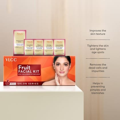VLCC Papaya Fruit Facial Kit (For 6 Facials) (1kit) (300g)