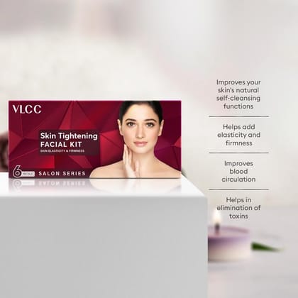 VLCC Skin Tightening Facial Kit (6 Facials) (240g + 12ml)