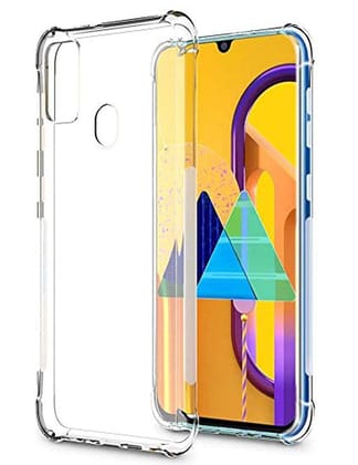 Samsung Galaxy M21 Back Cover Case Soft Transparent Stylish / M21 2021 Edition / M30s Back Cover Case Soft Transparent Stylish