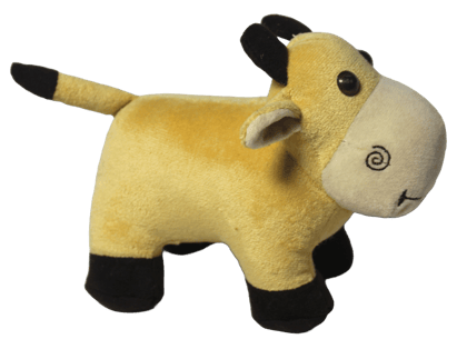 DyneJoy Plush Huggable Cow Toy, Stuffed & Soft- Interactive Fun, Irresistible Cuteness, Huggable Comfort, Playful Adventures, Versatile Gifting (Pack of 1).