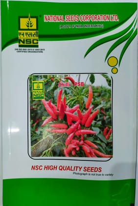 NSC Chilli Seed, Variety: Pusa Sadabahar, TL, 25 gm