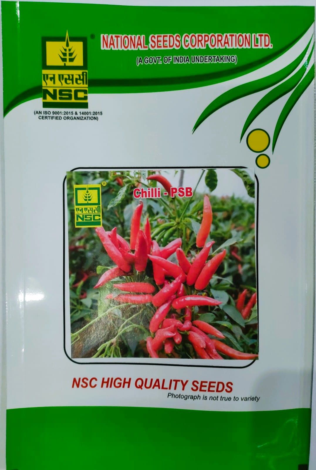 NSC Chilli Seed, Variety: Pusa Sadabahar, TL, 25 gm