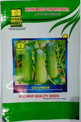 NSC Cucumber Seed, Variety: Swarna Sheetal, 50 GM