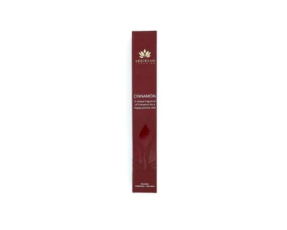 Vedisaah Luxuries Cinnamon Incense Sticks For Pooja| Living Room Fragrance | Premium Incense Sticks, Low Smoke And Zero Charcoal For Natural Agarbatti Pack- 50 Gram (Cinnamon)