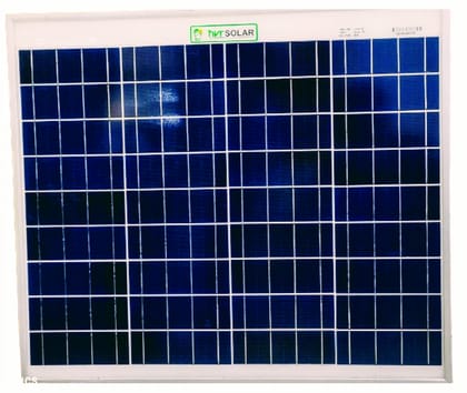 50 Watt Solar Panel 12V polycristaline High Efficiency | PV Module | Portable | Light Weight | Long Life for Battery Charging