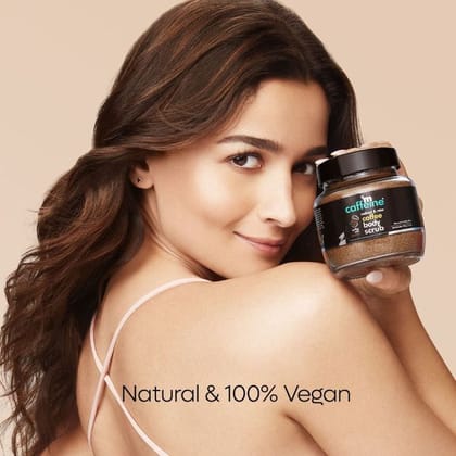 MCaffeine Exfoliating Coffee Body Scrub For Tan Removal & Soft-Smooth Skin - 100% Natural (100g)
