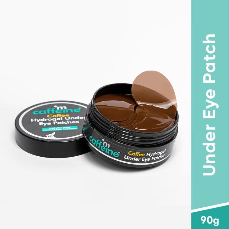 MCaffeine Coffee Hydrogel Under Eye Patches for Dark Circles with Hyaluronic Acid - 30 Pairs (30 Pair) - Makeup - Eyes | Buy online on ZillyBuy